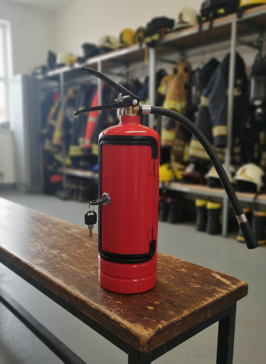 Mini Fire Extinguisher Container with Keys