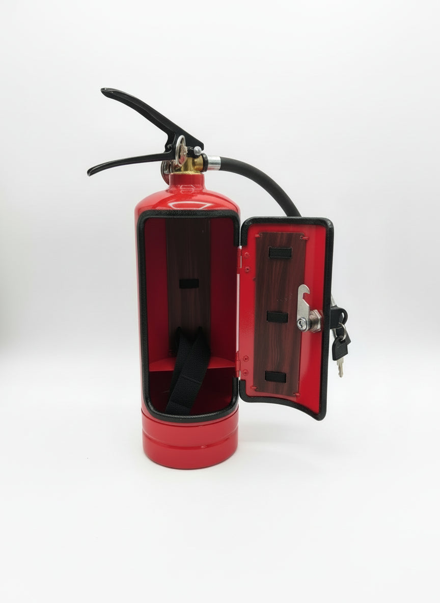 Mini Fire Extinguisher Container with Keys