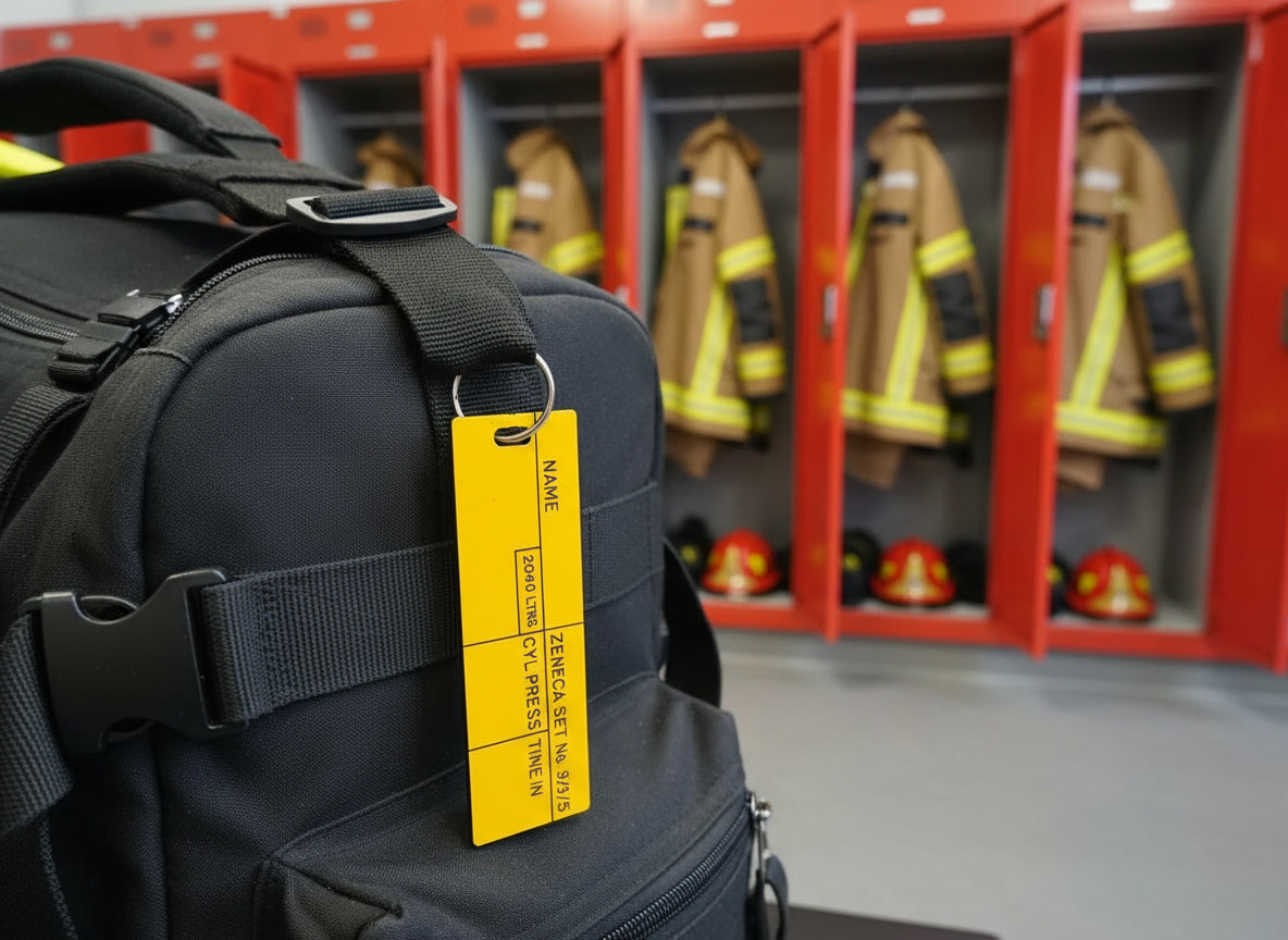 Fire Service BA Tally Keyring