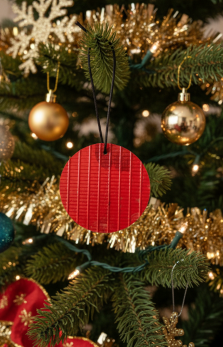 Rescued & Recycled – Eco Circle Baubles, Sustainable Christmas Tree Decorations