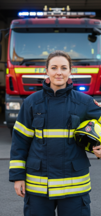 Hose to Haute – Unique Heart Earrings Crafted from Decommissioned Fire Hose