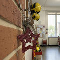 Eco-Friendly Red Star Key Chain