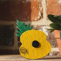 Ex-Fire Hose Yellow Flower Brooch