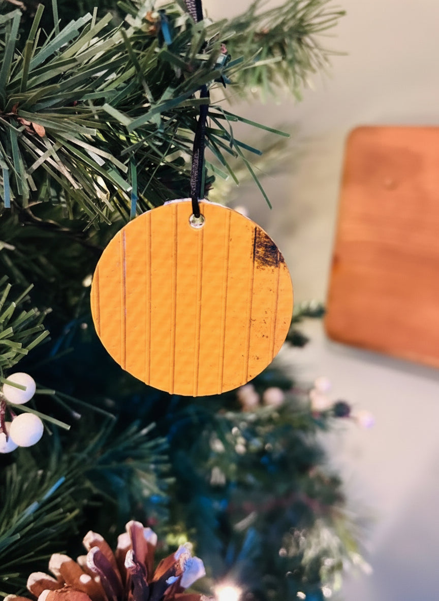 Rescued & Recycled – Eco Circle Baubles, Sustainable Christmas Tree Decorations