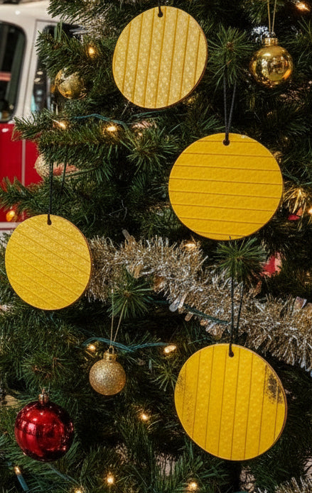 Rescued & Recycled – Eco Circle Baubles, Sustainable Christmas Tree Decorations