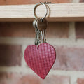 Ex-Fire Hose Red Heart Keyring