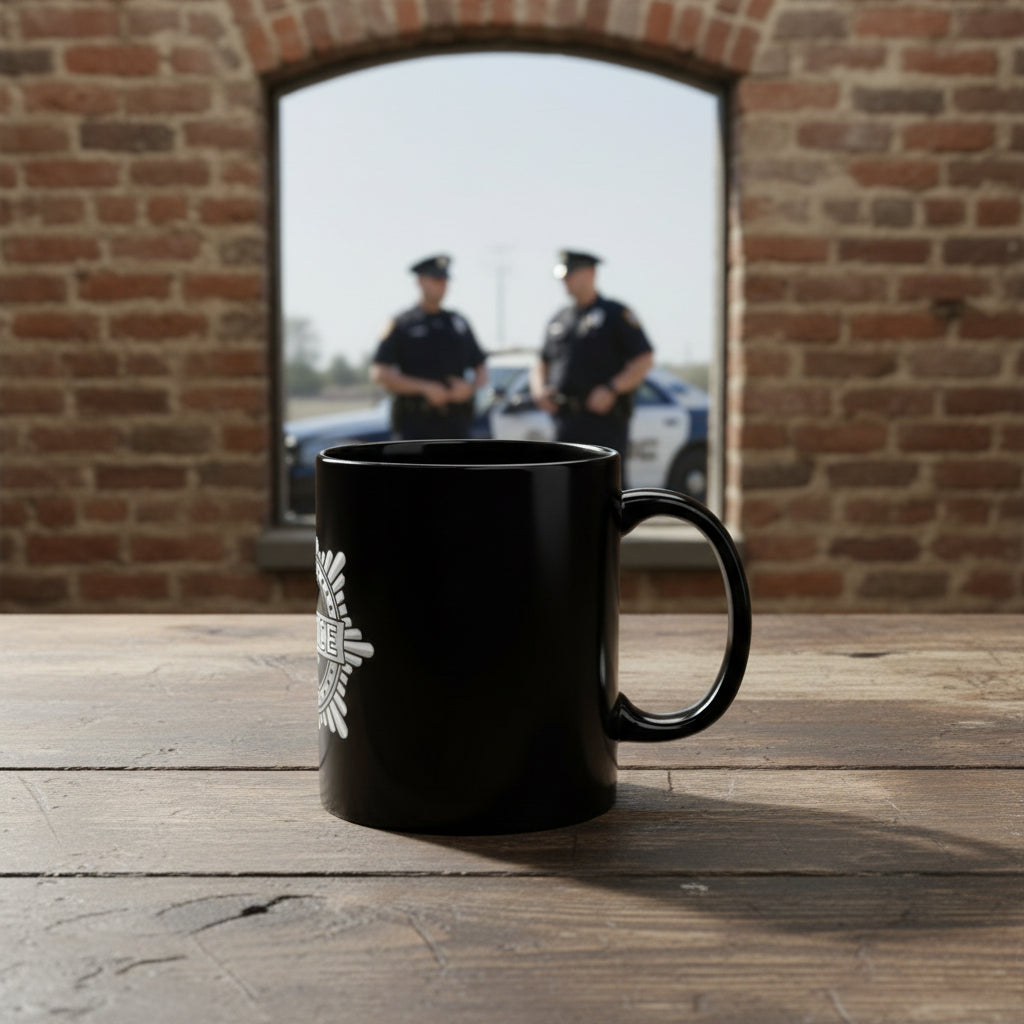 Police Badge Mug
