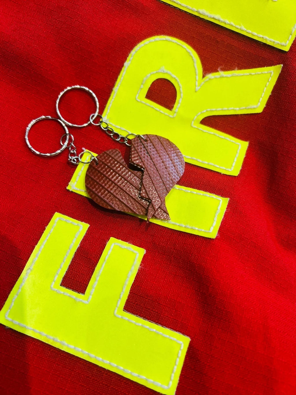 Eco-Friendly Friendship Keychains – Handmade from Decommissioned Fire Hose