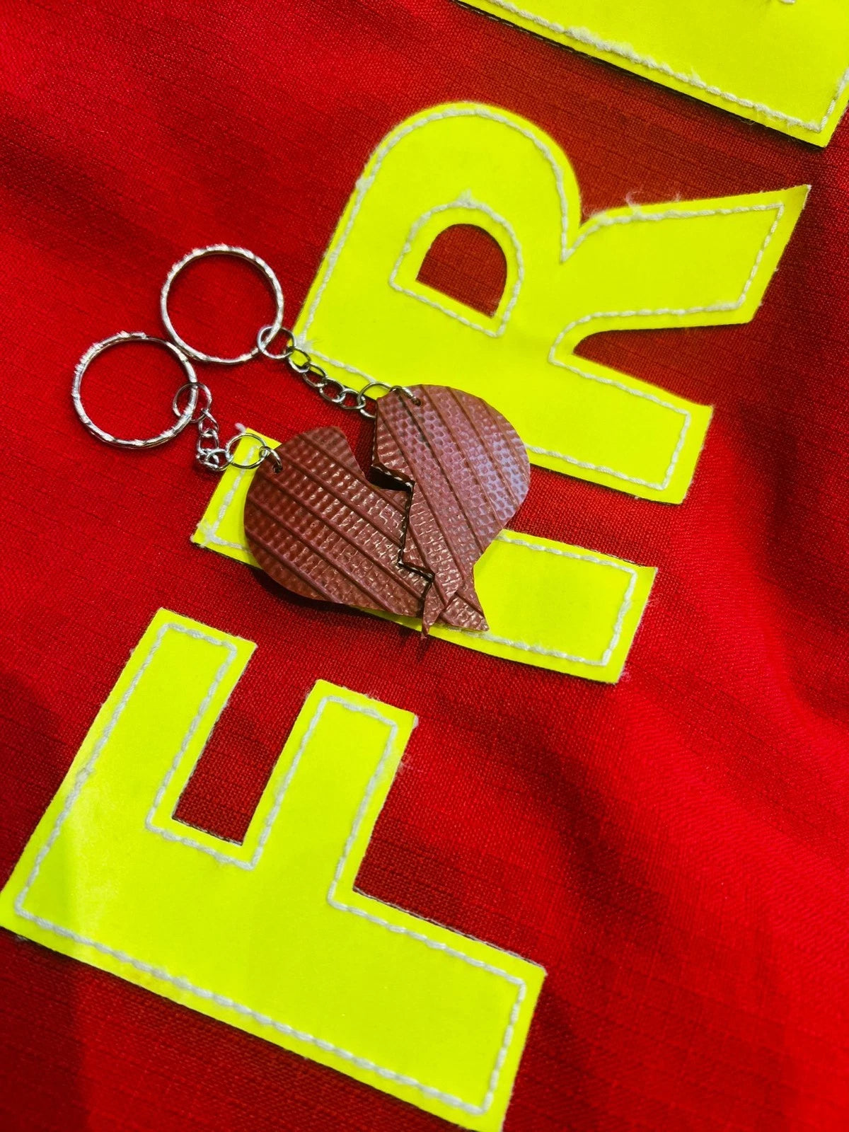 Eco-Friendly Friendship Keychains – Handmade from Decommissioned Fire Hose