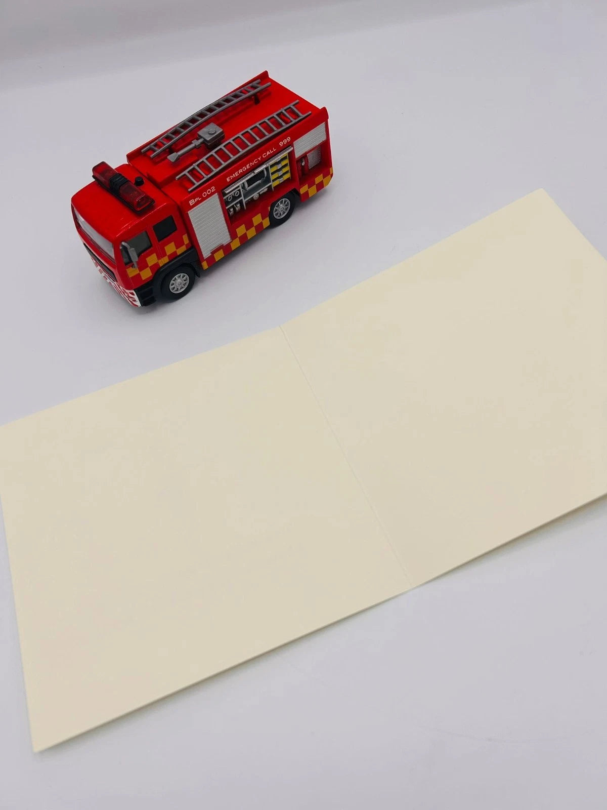 From Fire to Friendship – Eco-Friendly Firefighter Thank You Card Crafted from Decommissioned Fire Hose