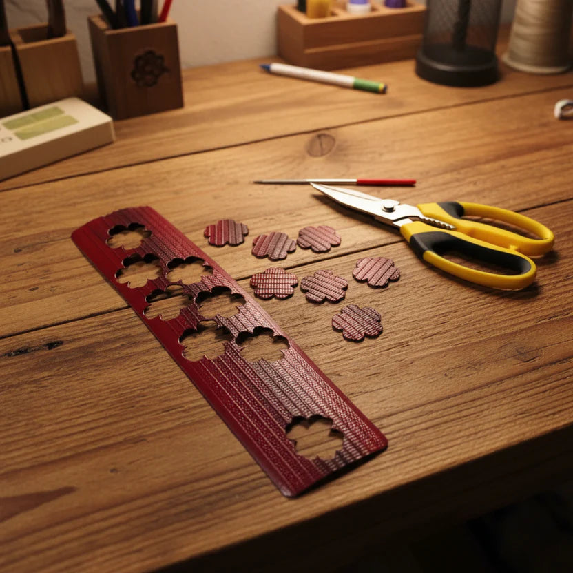 Handmade Flower Keyring - Ex-Fire Hose