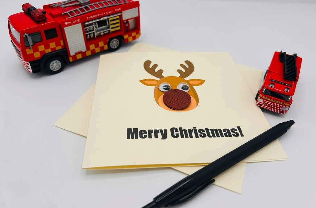From Fire to Festive – Eco-Friendly Christmas Card Crafted from Decommissioned Fire Hose