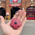 Handmade Flower Keyring - Ex-Fire Hose