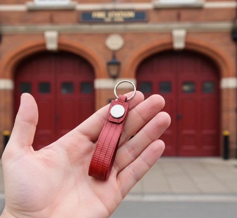 Playful Keyring Made from Ex-Fire Hose