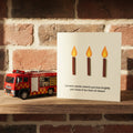 Greeting Card Made from Ex-Fire Hose
