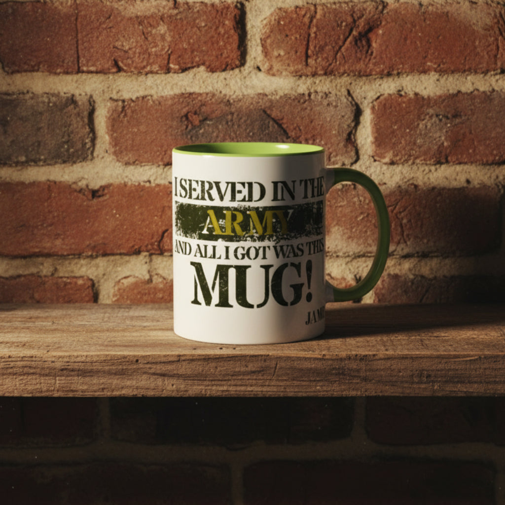 Personalised Army Mug