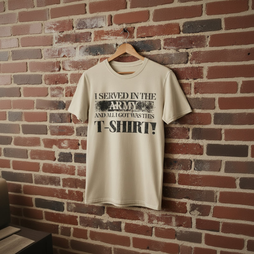 Fun Army Slogan T-Shirt